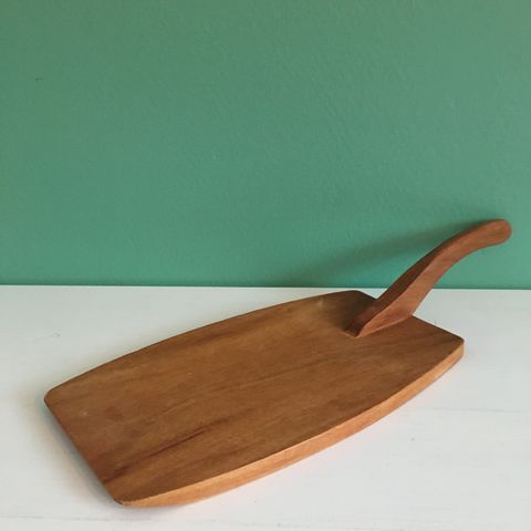 Retro / vintage teak fat