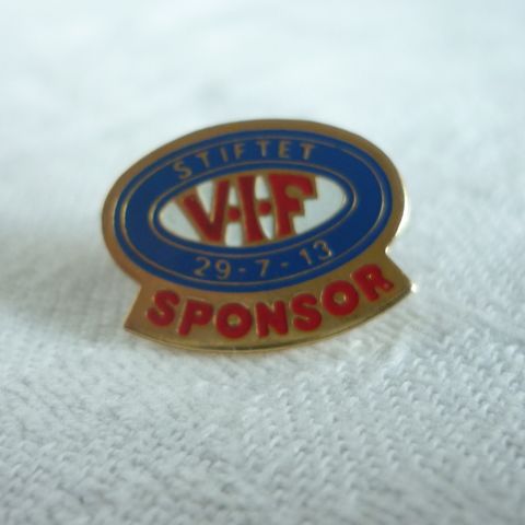 Vintage VIF - Vålerengens Idrettsforening - Sponsor Pin.