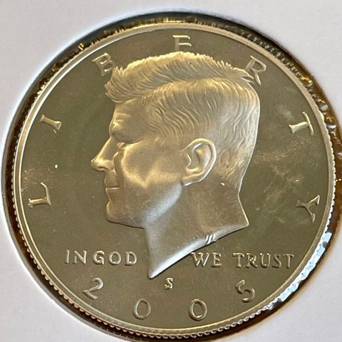 Kennedy half dollar 2005 S Sølv USA