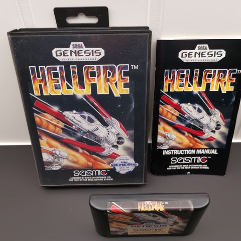 Hellfire Sega Genesis Mega Drive Megadrive Komplett