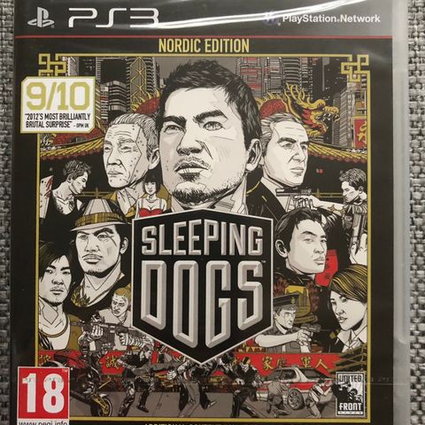 Ubrukt Sleeping dogs til PS3