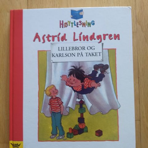 Astrid Lindgren - Lillebror og Karlson på taket - stor bok med stor skrift