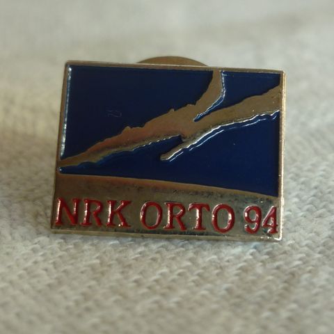 NRK (Norsk Rikskringkasting) ORTO - Lillehammer OL 1994 - Pin - Argus, Moss.