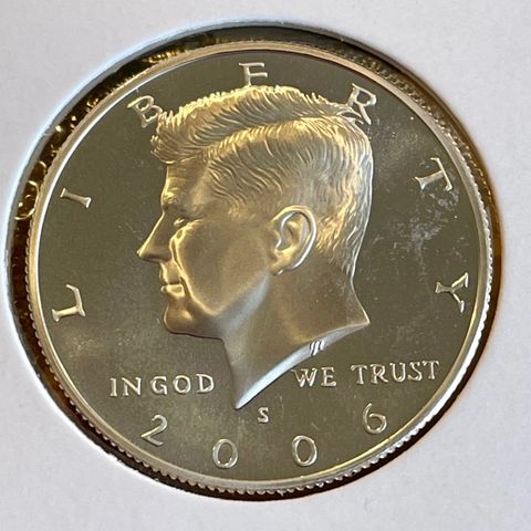 Kennedy half dollar 2006 S Sølv USA