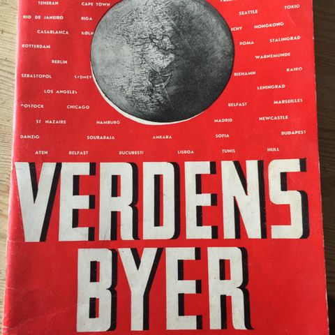 Verdens byer. Vintage bok