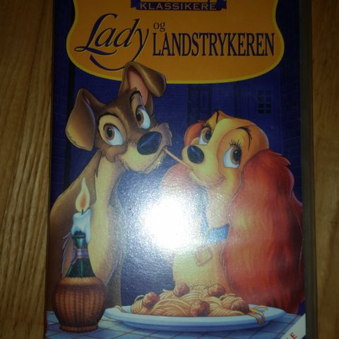 Walt Disneys - Lady og Landstrykeren. VHS