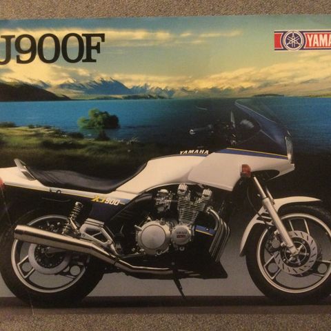Yamaha XJ 900 F brosjyre 1987