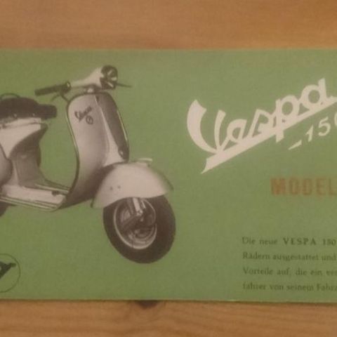 Vespa brosjyre.