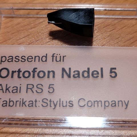 Stift til Ortofon OM5 og OMP pickup'er - Fabrikkny, aldri brukt.