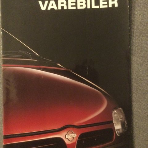 Nissan varebiler brosjyre