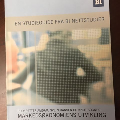 En studieguide fra BI Markedsøkonomiens utvikling, økonomi