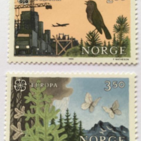 Norge 1986 Europa XVIII  NK 994 og NK 995. Postfrisk.