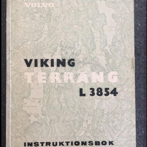 Volvo last L3854 instruksjonsbok.