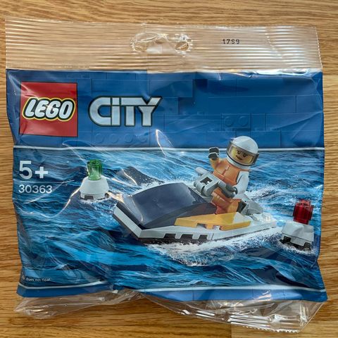 Ny/Uåpnet LEGO City 30363 - Race Boat - Polybag