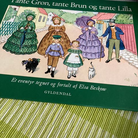 Tante Grøn, tante Brun og tante Lilla. Dansk bok. Elsa Beskow