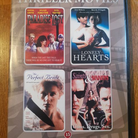 Thriller Movies (DVD, norsk tekst)