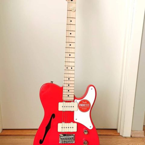 Fender Squier Paranormal Cabronita Telecaster Thinline, Fiesta Red