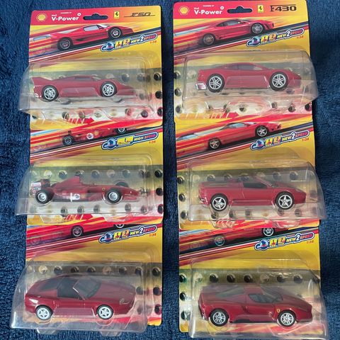🏎️2006 🔥Hot Wheels🔥 Shell V Power Ferrari 6 Car Set