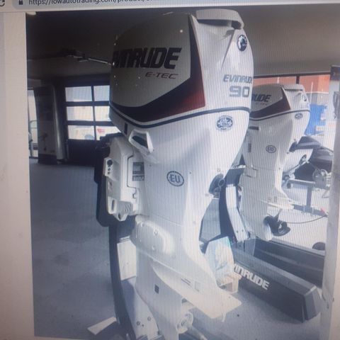 Evinrude 90 E tec  1.  stk fra 2007 selges i deler