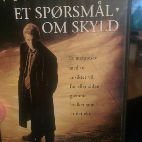 Et spørsmål om skyld (Norsk tekst) Dvd 