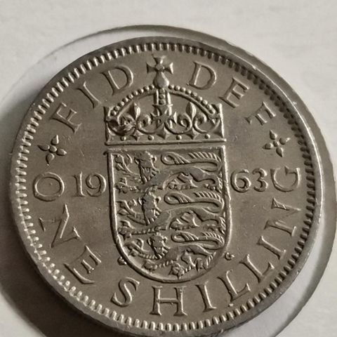 England one shilling 1963 UK