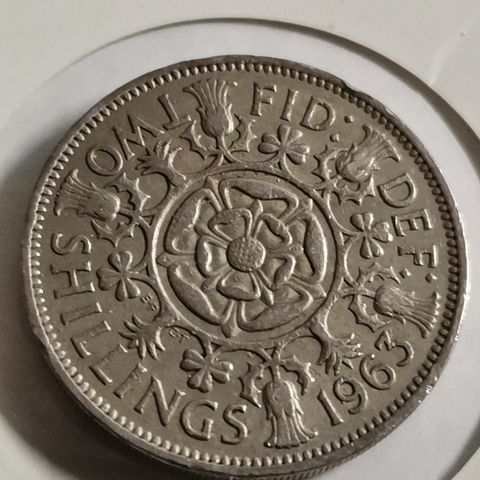 England two shillings 1963, British florin