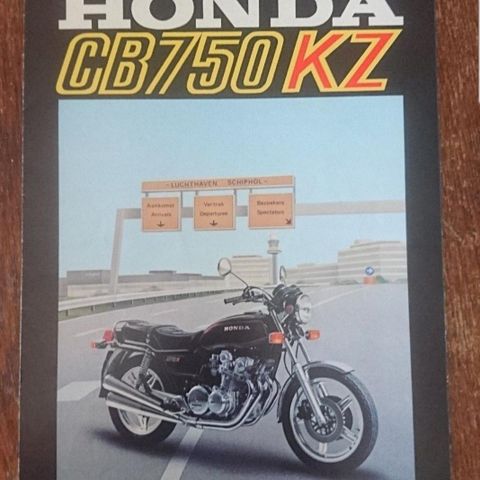Honda CB 750 KZ  brosjyre.
