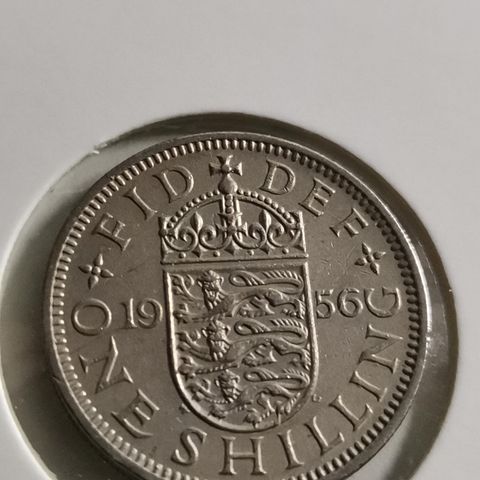 England one shilling 1956, UK