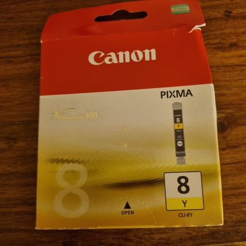 Canon pixma 8 Y GUL farge, blekkpatron