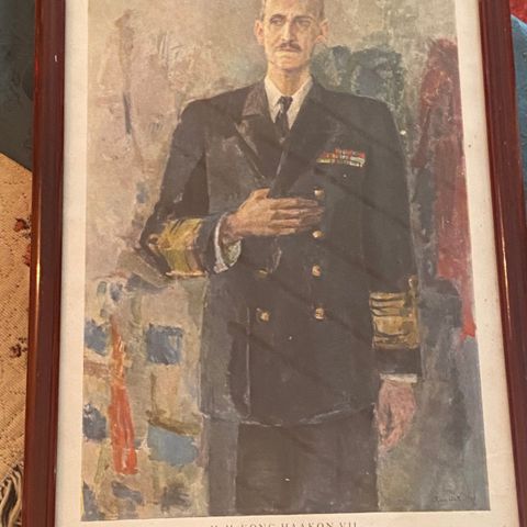 Portrett kong Haakon VII