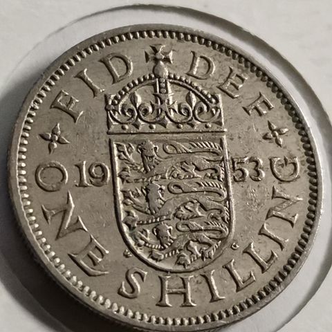 England one shilling 1953 UK