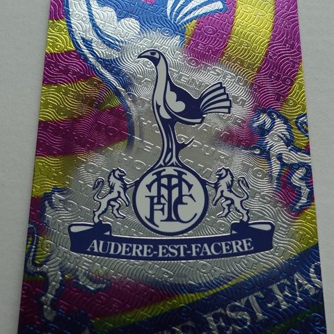 Merlin Premier Gold 1998 Tottenham Foil Badge B18/B20 Fotballkort