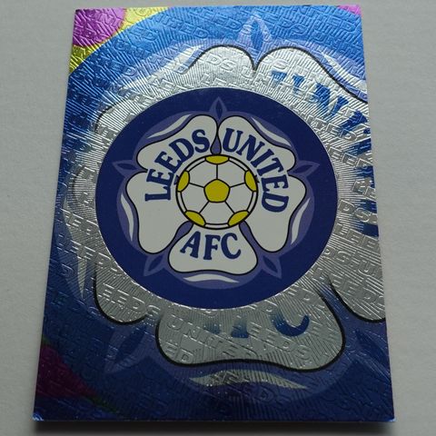 Merlin Premier Gold 1998 Leeds United Foil Badge B11/B20 Fotballkort