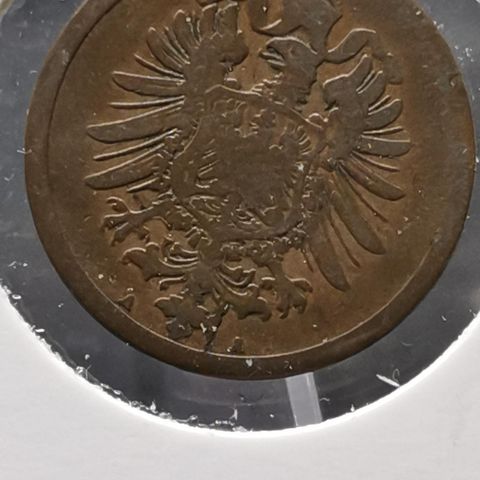 Tyskland 2 pfennig 1875 A (Berlin) Deutches Reich, German Empire