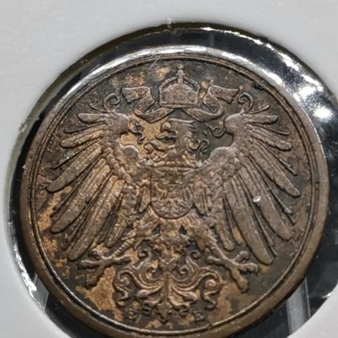 Tyskland 1 pfennig 1894 E(muldenhutten) Deutches Reich, German Empire