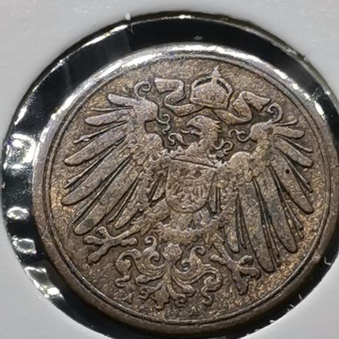 Tyskland 1 pfennig 1893 A(Berlin) Deutches Reich, German Empire