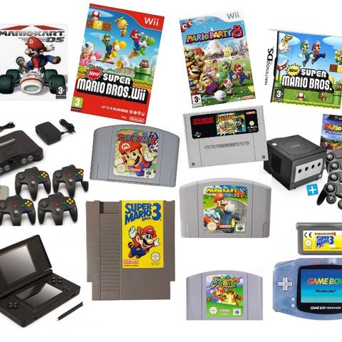 E-butik 3 för 2 Nintendo Retrospel 2års Garanti