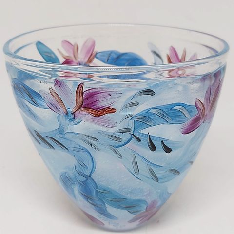 ULRICA HYDMAN-VALLIEN,  kunstglass skål , signert, Kosta Boda,  studio-glass