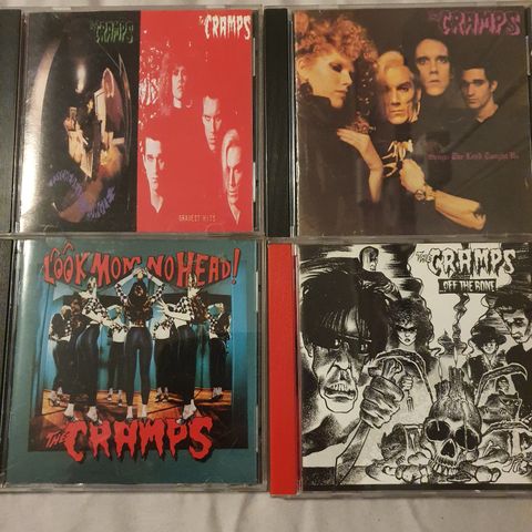 The CRAMPS - 4Pack CD's discene er helt urørt.