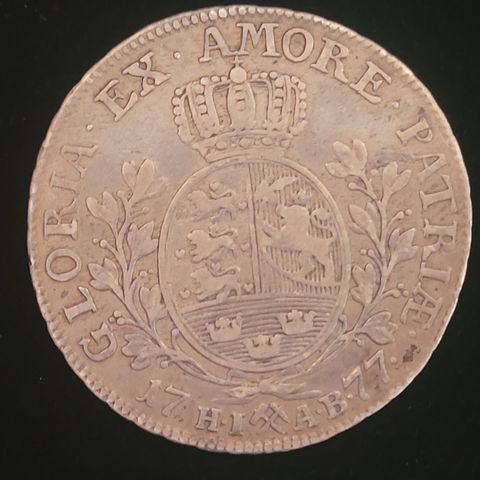 1/2 speciedaler 1777, Christian VII