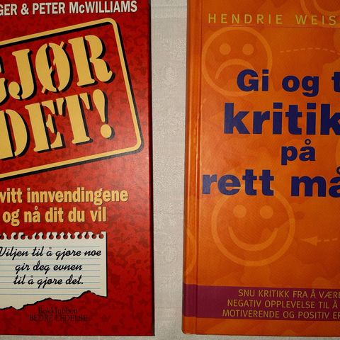 Bøker fra Bokklubben Bedre ledelse selges.