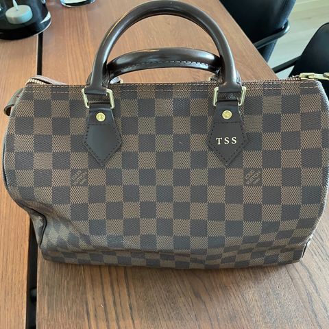 Svært pent brukt Louis Vuitton Speedy 30 - Damier Ebene