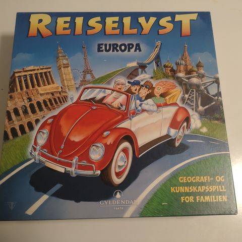 Reiselyst Europa - Brettspill