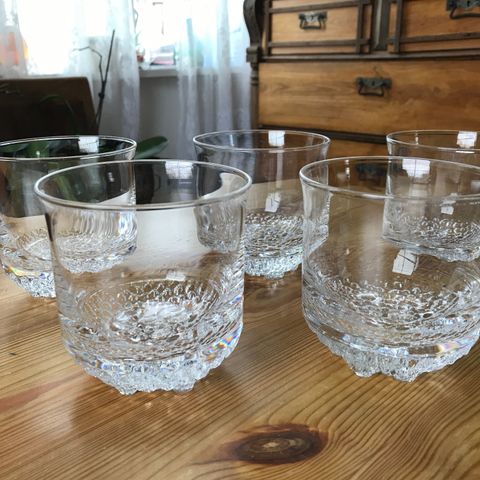 5 Flotte Svalbard Whiskyglass/Hadeland/Willy Johansson  til salgs!