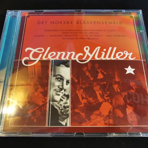 CD Det Norske Blåseensemble - Glenn Miller -ny/uspilt