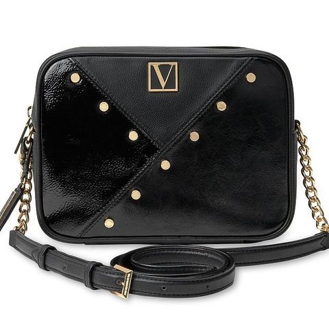 The Victoria's Secret Top-Zip Crossbody / Stud Mix