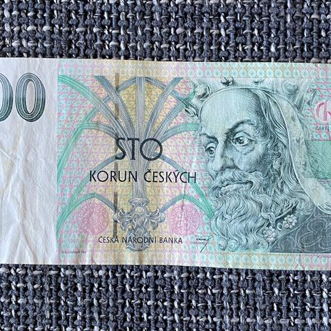 Seddel 100 korun Tsjekkia