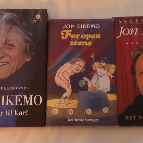 Jon Eikemo -  3 biografier, kr 150 for alle