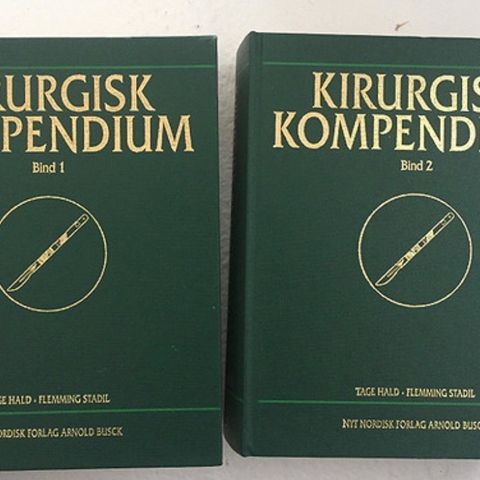 Kirurgisk kompendium bind 1 og 2