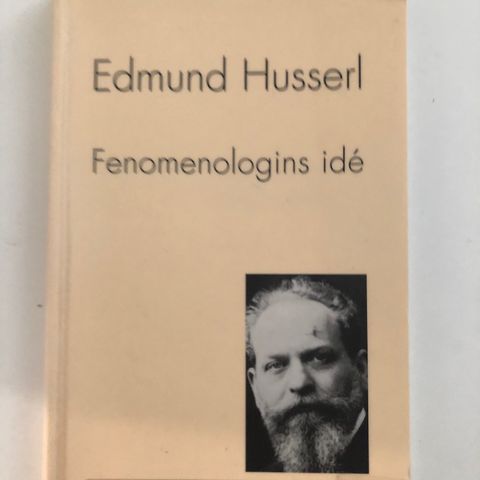 Edmund Hussler. Fenomenologiske ide